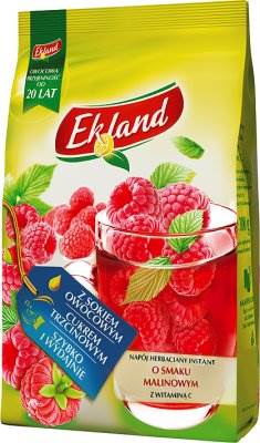 EKLAND NAPÓJ .MALINA 300g*12