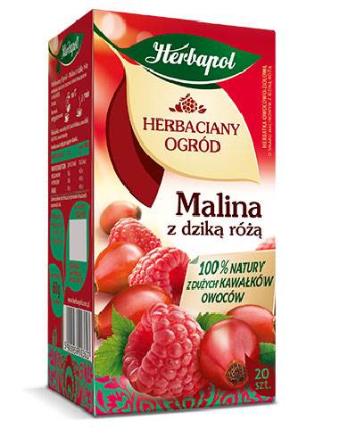 HERBAPOL EX HO MALINA D.RÓŻA 20/3g*12