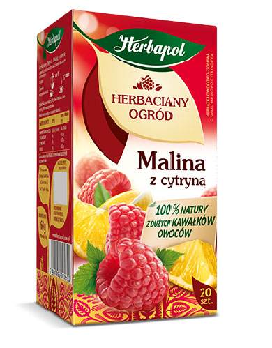 HERBAPOL EX HO MALINA Z CYTRYNĄ 20/3g*12