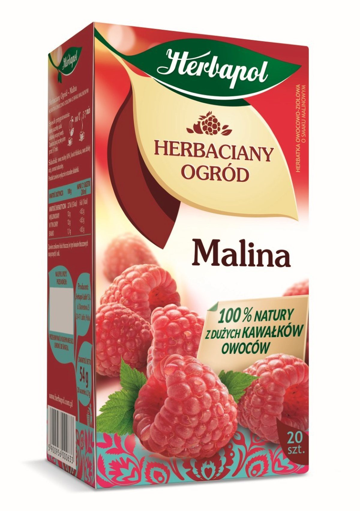 HERBAPOL EX HO MALINA 20/3g*10