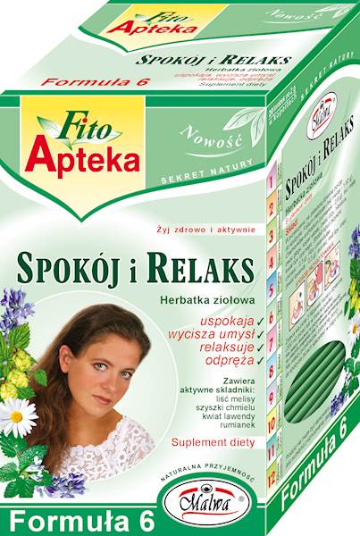 MALWA FITO APTEKA SPOKÓJ I RELAKS 20/2g*10