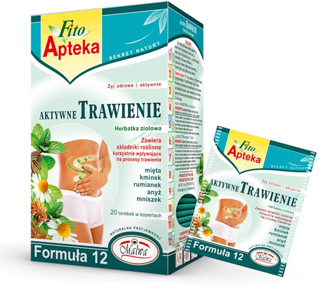 MALWA FITO APTEKA AKTYWNE TRAWIENIE 20/2g*10