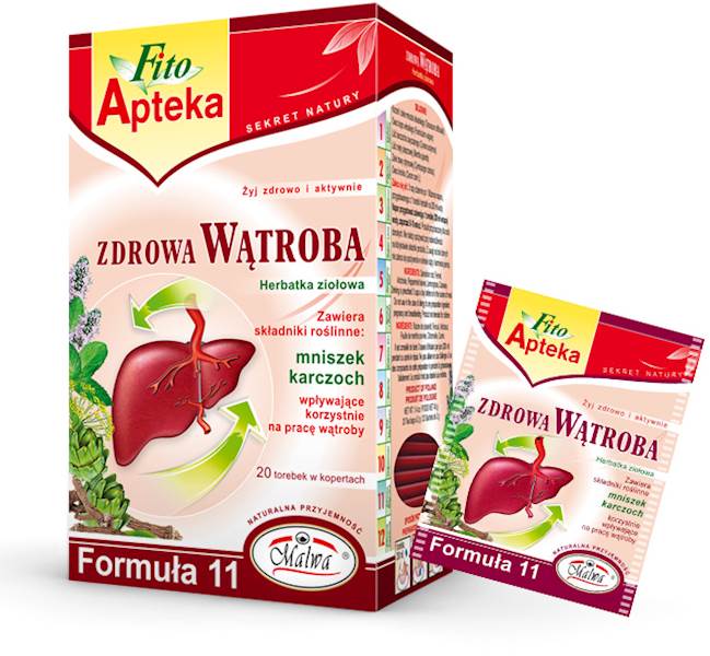 MALWA FITO APTEKA ZDROWA WĄTROBA 20/2g*8