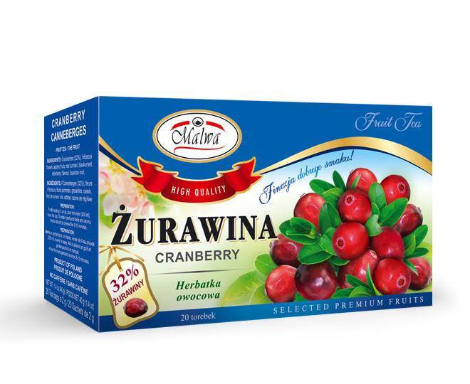MALWA EX OWOCOWA ŻURAWINA 20/2g*12.