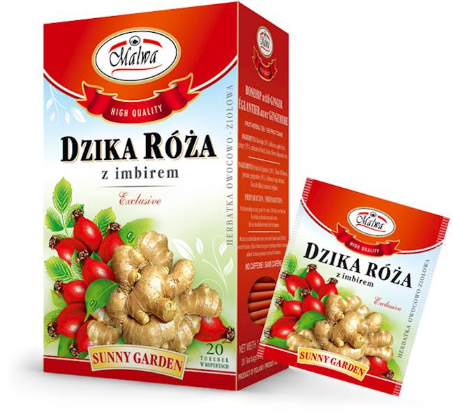 MALWA SG DZ.RÓŻA Z IMBIREM 20/2g*10