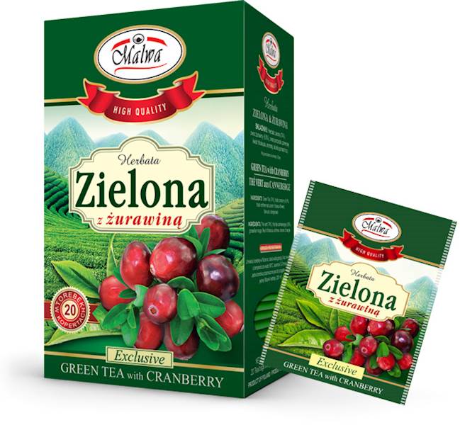 MALWA EX ZIELONA Z ŻURAWINĄ 20/1,5g*10