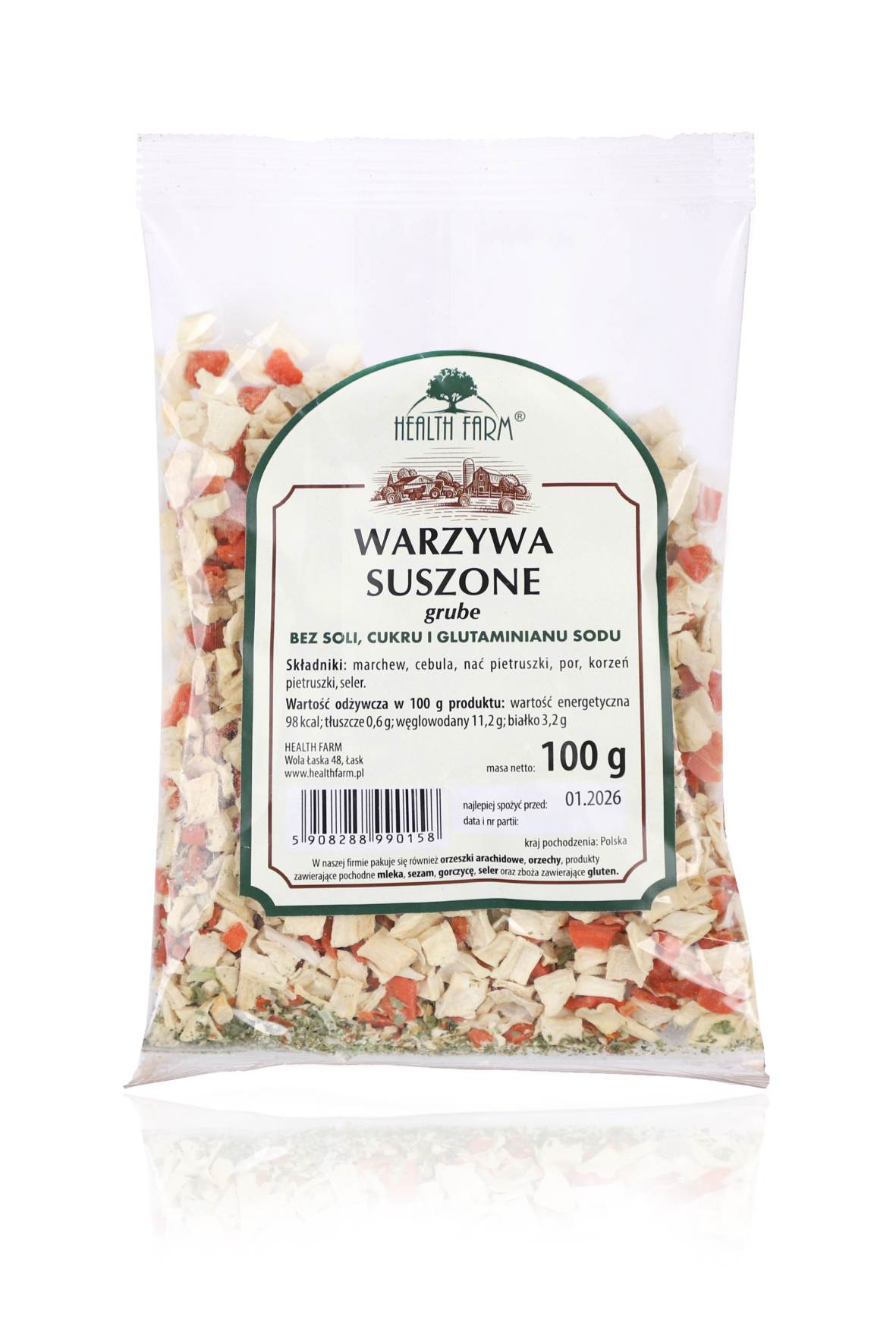 HF WARZYWA SUSZONE 100g*10.