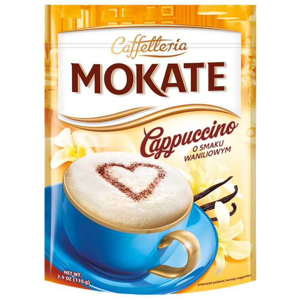 MOKATE TORBA CAPP. VANILIOWE 110g*10