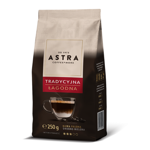 ASTRA KAWA TRADYCYJNA ŁAGODNA 250g*12