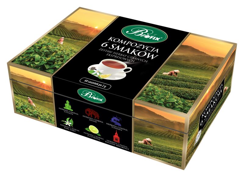 BIFIX EX KOMPOZYCJA 6 HERBAT CZARNYCH 60/2g*9