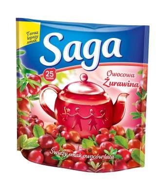 SAGA EX. żurawina 20/1,4g*20