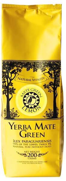 YERBA MATE LIŚĆ LEMON 200g*10