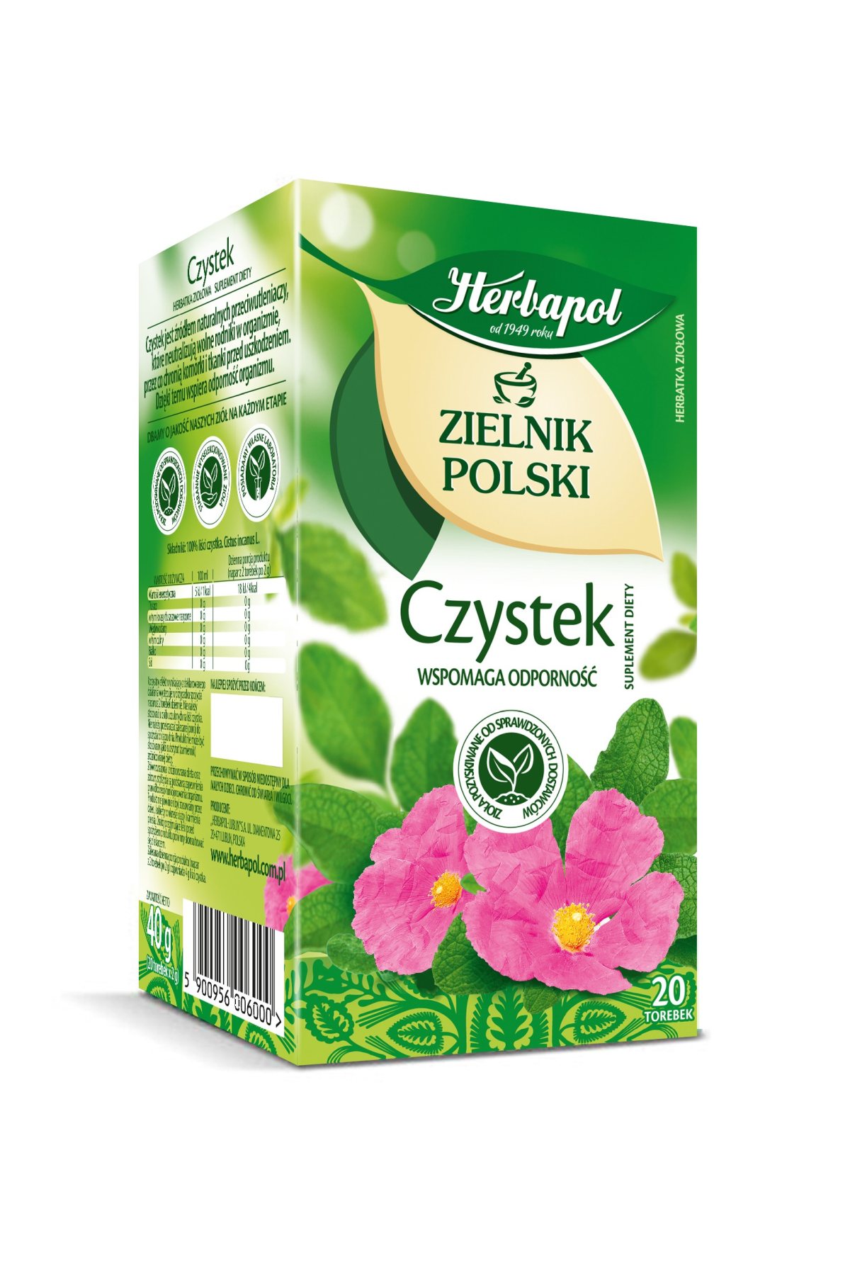 HERBAPOL EX CZYSTEK 20/1,5g*12