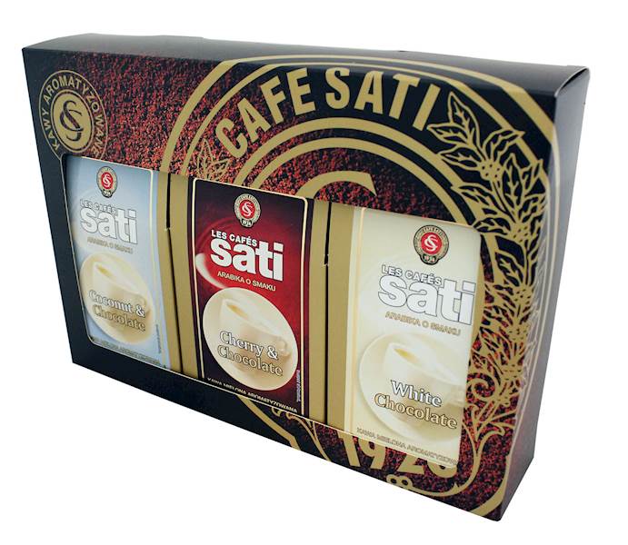 SATI ZESTAW KAW AROMATYZOWANYCH 3x200g