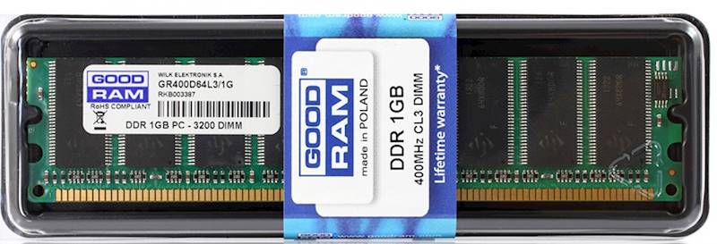 RAM DDR GOODRAM 1GB/400 CL3