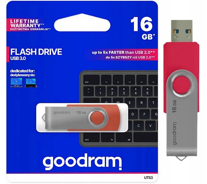 PENDRIVE 16GB GOODRAM TWISTER USB 3.0