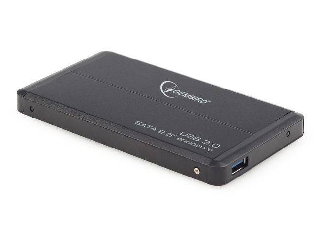 KIESZEŃ ZEW. 2,5" DO DYSKÓW USB 3.0 GEMBIRD U3S-2 CZARNA