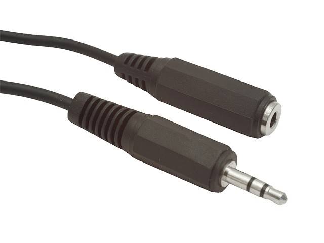 PRZEDŁUŻACZ MINIJACK 3.5MM M/F 3M GEMBIRD