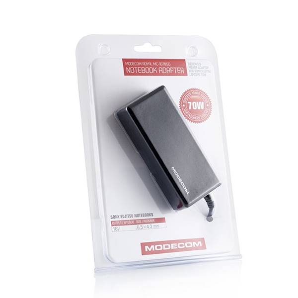 ZASILACZ DO NOT MODECOM SONY/FUJITSU 70W |  16V | 4,37A | 6.5*4.3