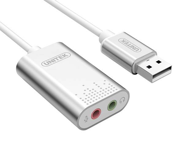 ZEWNĘTRZNA KARTA DŹWIĘKOWA UNITEK Y-247A USB STEREO