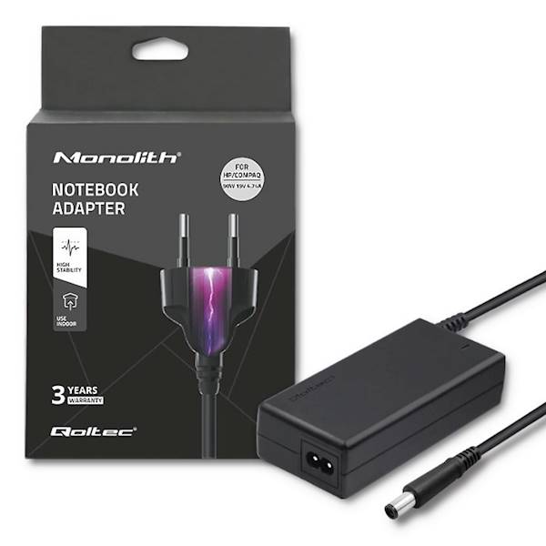 ZASILACZ DO NOT HP/COMPAQ QOLTEC 90W | 19V | 4.74A | 7.4*5.0+pin