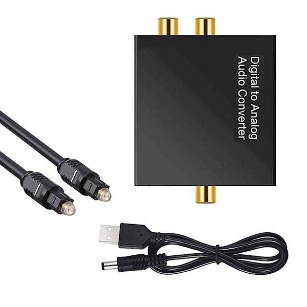 KONWERTER OPTYCZNY TOSLINK RCA3 YQ-2