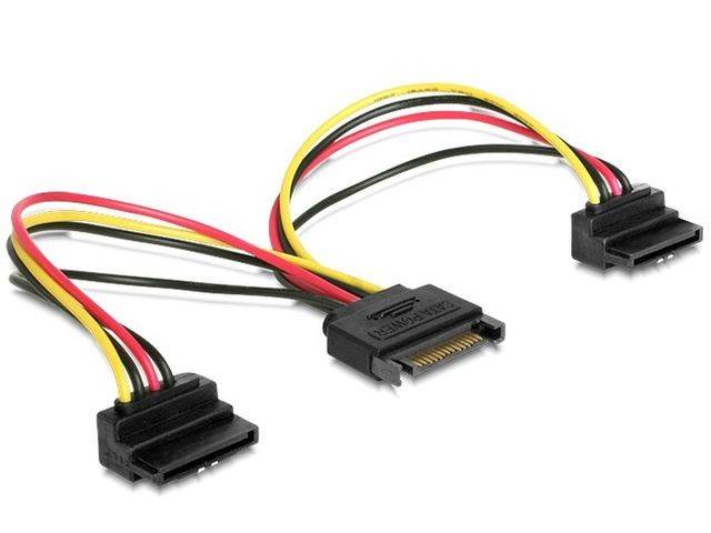 ROZDIELACZ ADAPTER SATA(M)-SATA(F) x2 15cm GEMBIRD