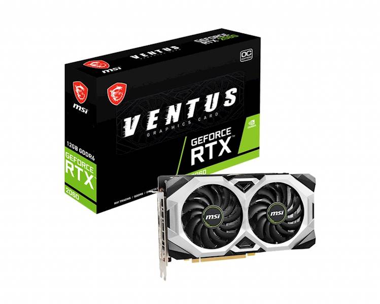 KARTA GRAFICZNA NVIDIA MSI RTX 2060 VENTUS OC 12GB