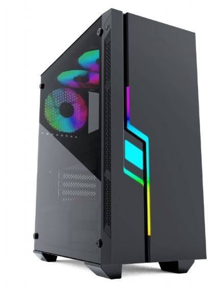 OBUDOWA KOMPUTEROWA PC GEMBIRD FORNAX 2000 ARGB CZARNA