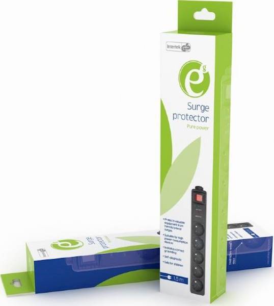 LISTWA ZAS GEMBIRD ENERGENIE 5x230V 1,5M CZARNA