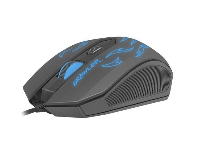 MYSZ PRZEWODOWA FURY BRAWLER RGB 1600DPI