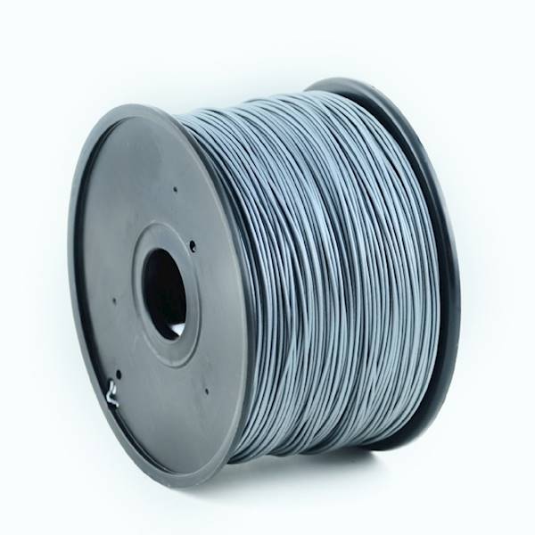 FILAMENT DRUKARKI 3D PLA 1.75mm SREBRNY SZPULA 1KG