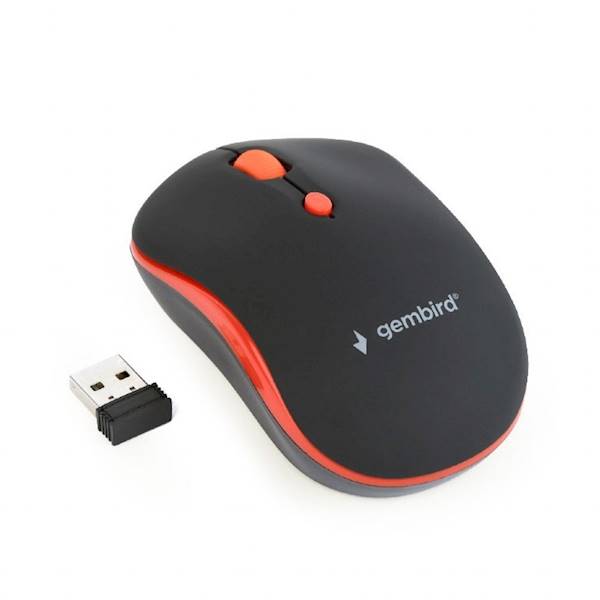 MYSZ BEZPRZEWODOWA GEMBIRD 4B-03 CZERWONA