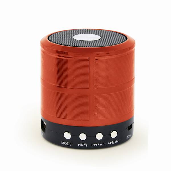 GŁOŚNIK BLUETOOTH GEMBIRD BT-08 CZERWONY