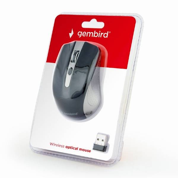 MYSZ BEZPRZEWODOWA GEMBIRD 4B-04 SZARA