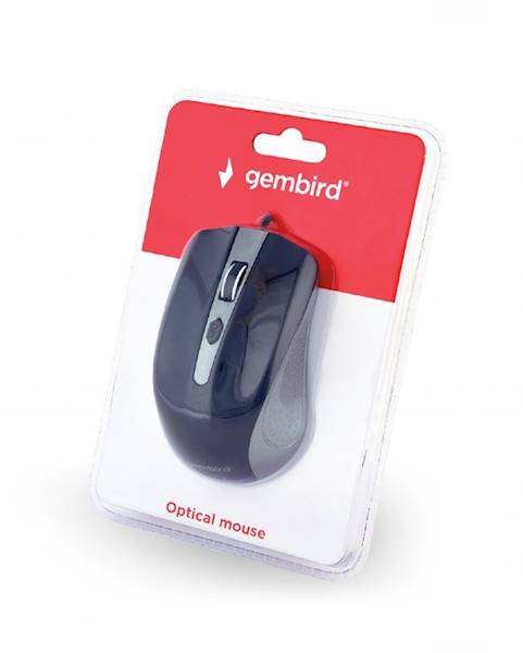 MYSZ PRZEWODOWA GEMBIRD 4B-01 SZARA