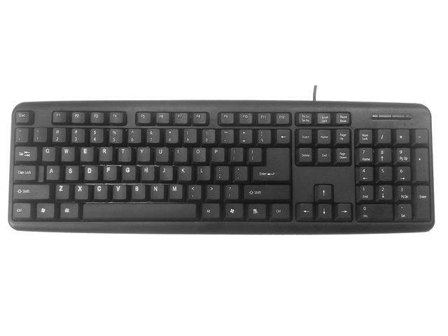 KLAWIATURA PRZEWODOWA GEMBIRD U-103 CZARNA