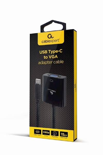ADAPTER USB-C (M) - VGA (F) GEMBIRD NA KABLU