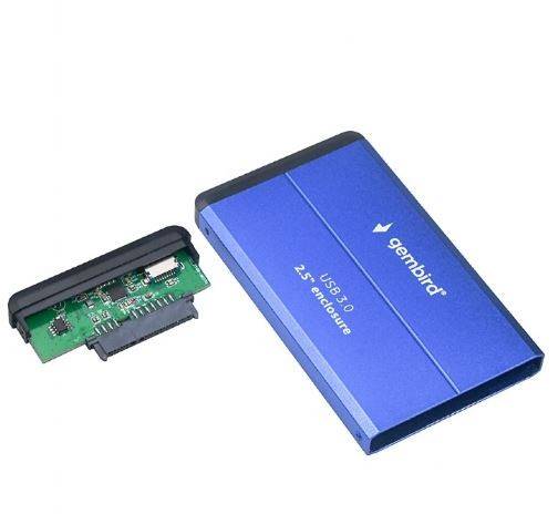 KIESZEŃ ZEW. 2,5" DO DYSKÓW USB 3.0 GEMBIRD NIEBIESKA