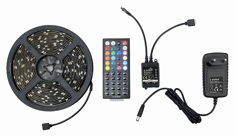 TAŚMA LED RGB IP65 5M GEMBIRD