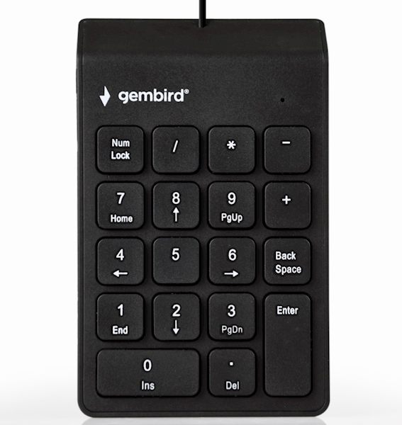 KLAWIATURA NUMERYCZNA GEMBIRD U-02 CZARNA