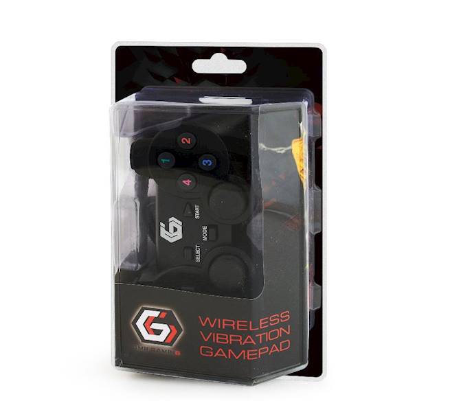 KONTROLER GAMEPAD BEZPRZEWODOWY WDV-01 GEMBIRD CZARNY