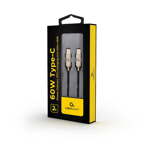 KABEL USB-C - USB-C PD 60W 2M GEMBIRD