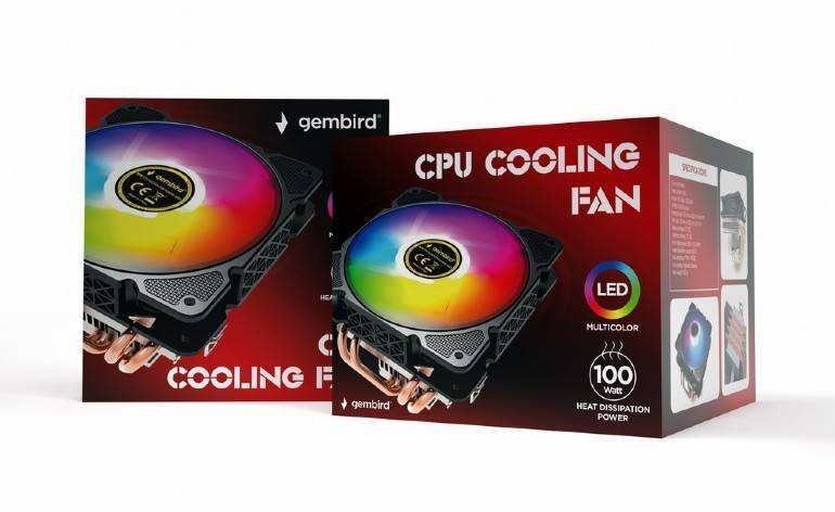 CHŁODZENIE CPU GEMBIRD HURACAN X140 ARGB