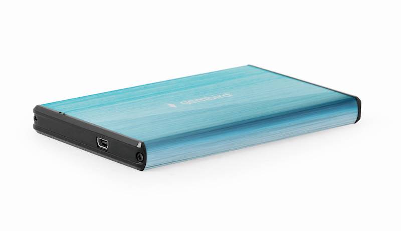 KIESZEŃ ZEW. 2,5" DO DYSKÓW USB 3.0 GEMBIRD U3S-3 NIEBIESKA