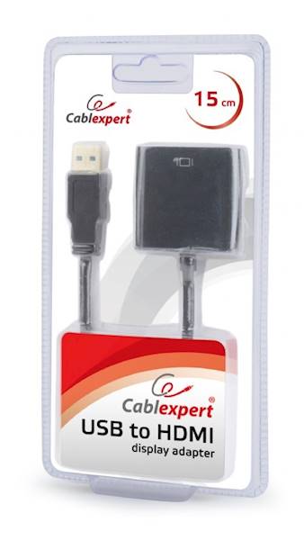ADAPTER USB 3.0 (M) - HDMI (F) GEMBIRD