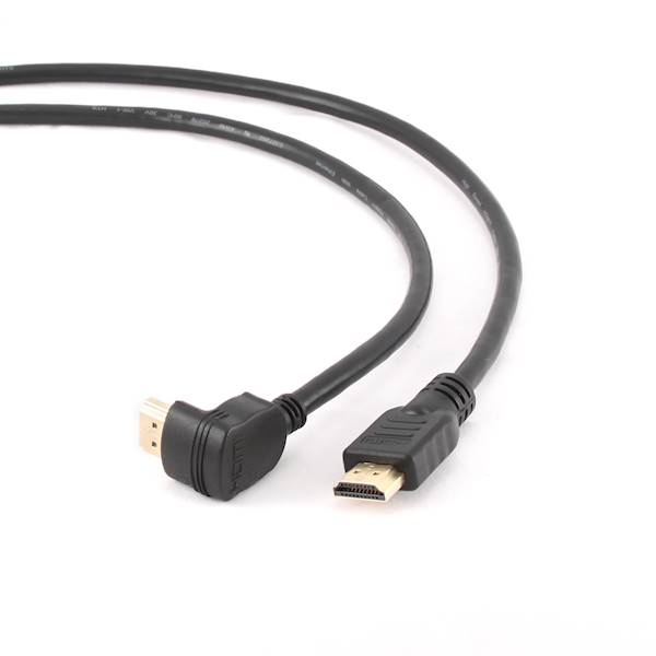 KABEL HDMI - HDMI v2.0 KĄTOWY 90' GÓRA 3M GEMBIRD
