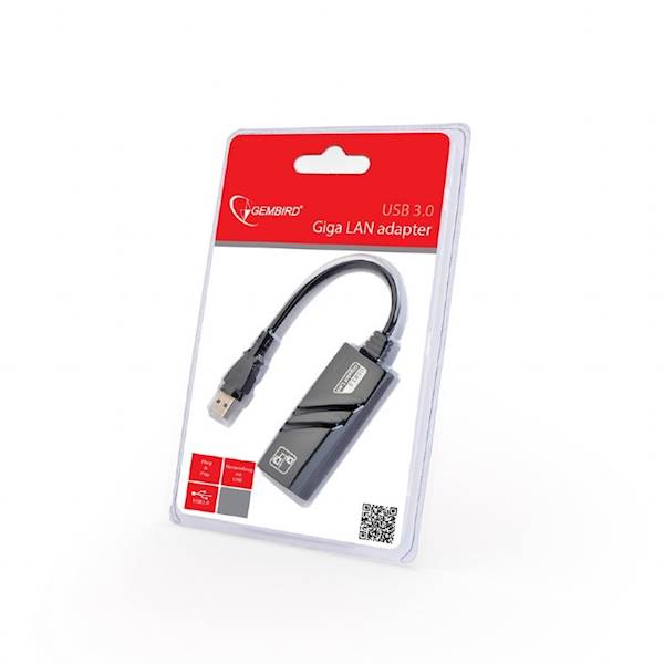 KARTA SIECIOWA GIGABIT USB RJ-45 GEMBIRD U3-02