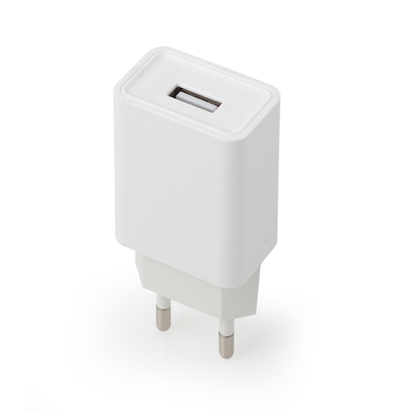 ŁADOWARKA SIECIOWA GEMBIRD USB 2.1A BIAŁA