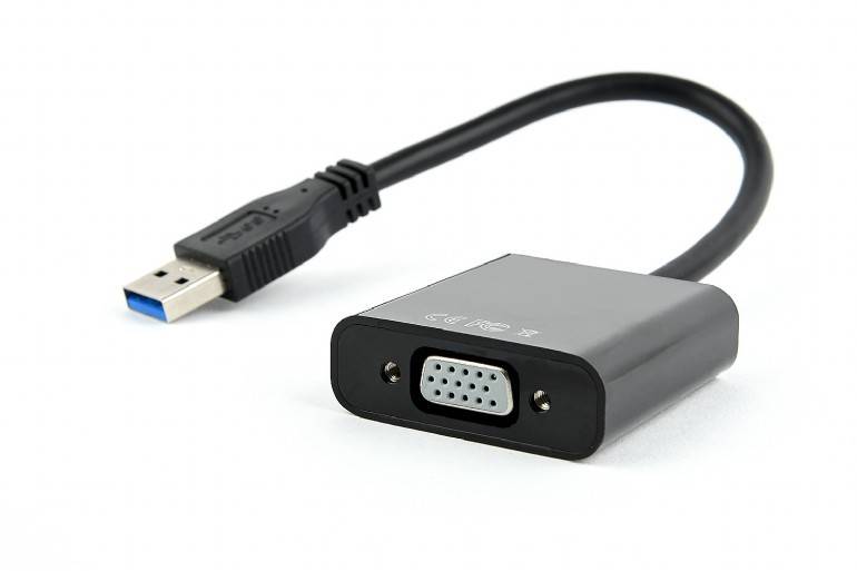 ADAPTER USB 3.0 (M) - VGA (F) GEMBIRD